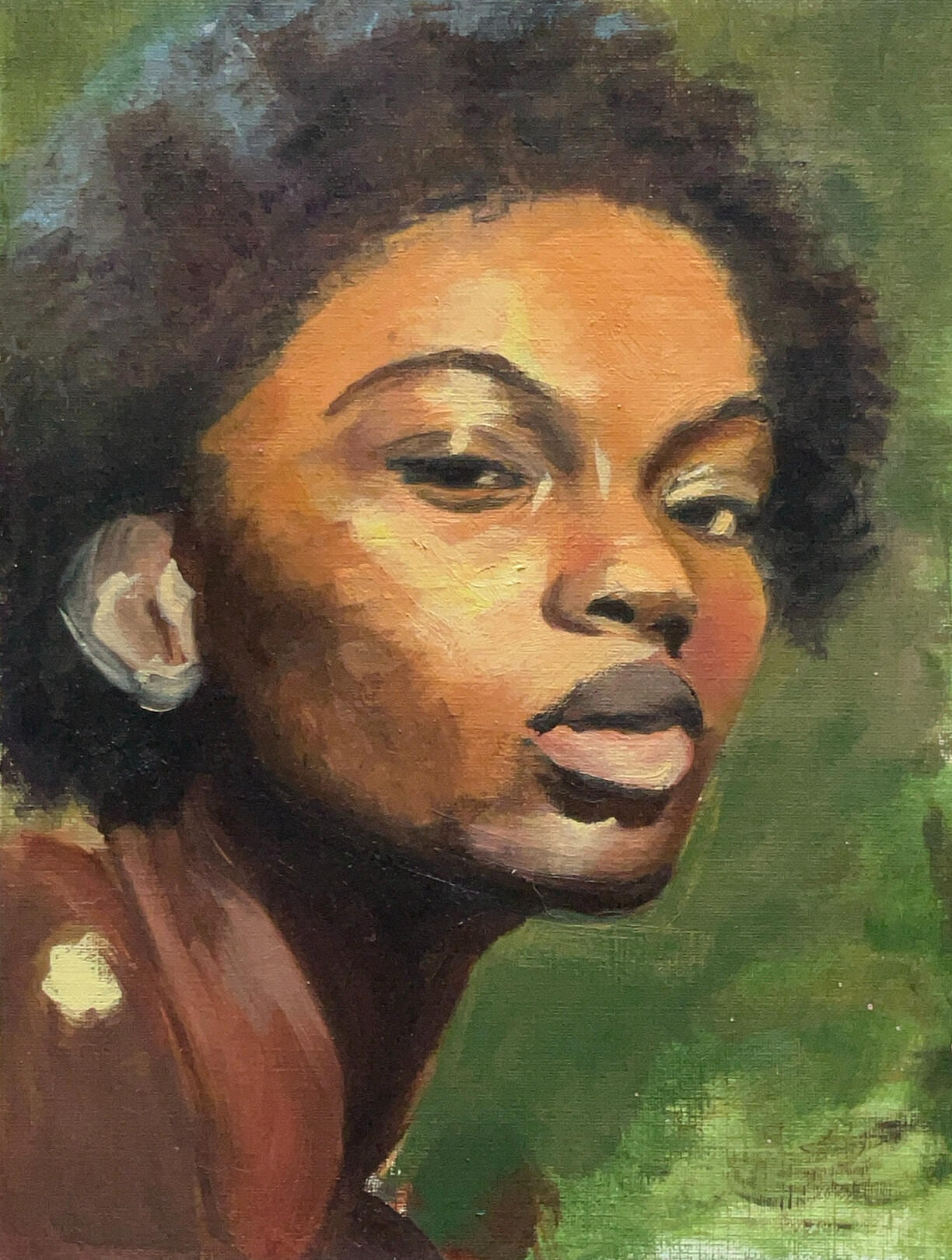 Oil on panel, 8&quot;x10&quot;. From photo reference.