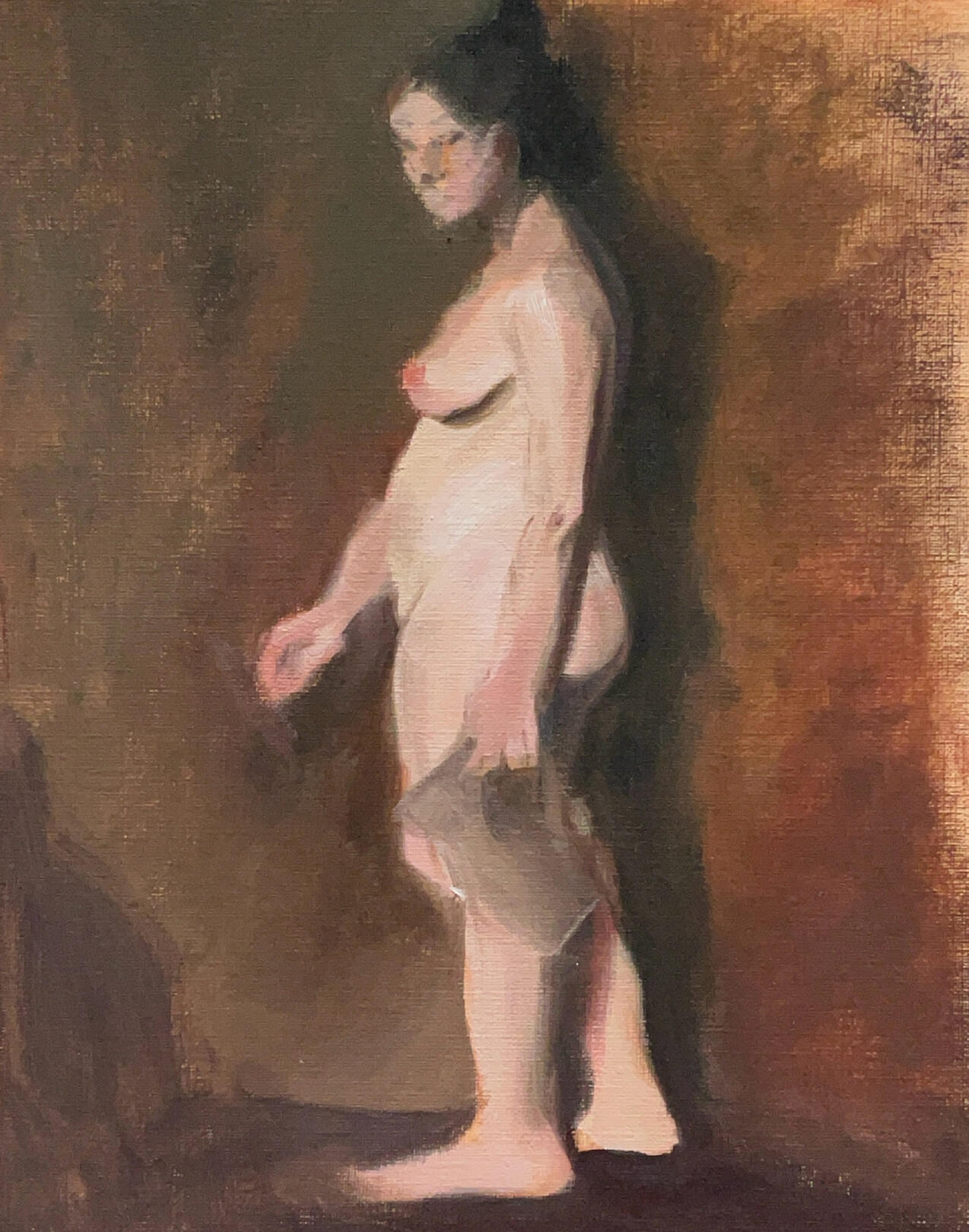 Oil on panel, 8"x10". From photo reference.
